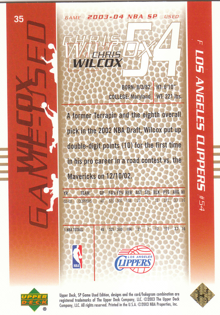2003/2004 juego SP usado (cubierta superior) baloncesto - Imagen 144 de 146