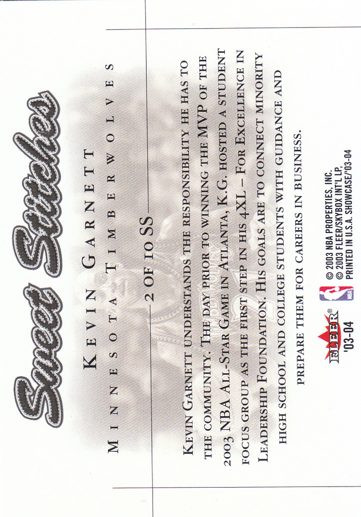 2003/2004 Showcase (Fleer) Basketball Part 2 Insert and Parallel Cards - Picture 31 of 44