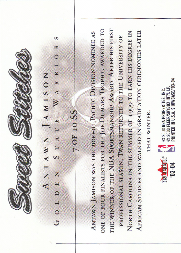 2003/2004 Showcase (Fleer) Basketball Part 2 Insert and Parallel Cards - Picture 41 of 44