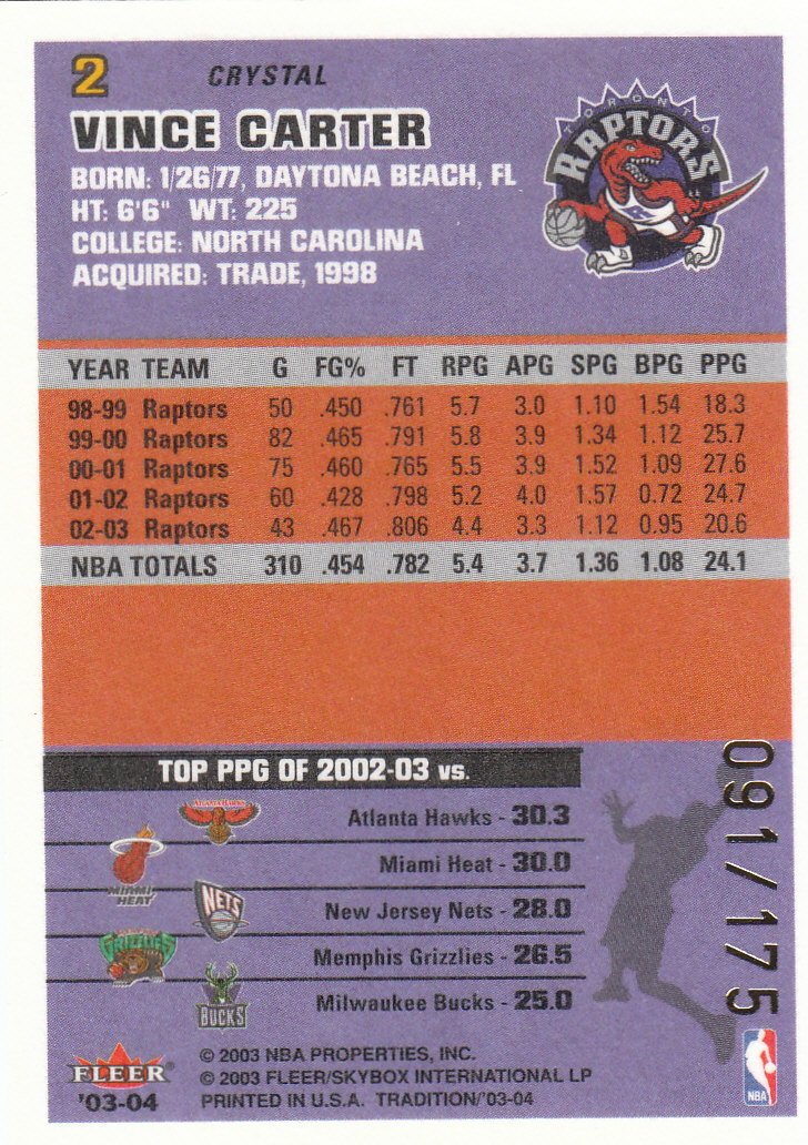 2003/2004 Fleer Tradition Basketball Part 3 Parallel and Insert Cards - Picture 3 of 220