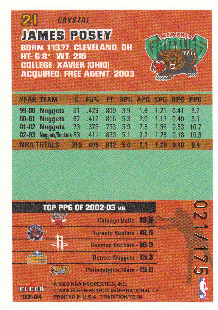 2003/2004 Fleer Tradition Basketball Part 3 Parallel and Insert Cards - Picture 17 of 220