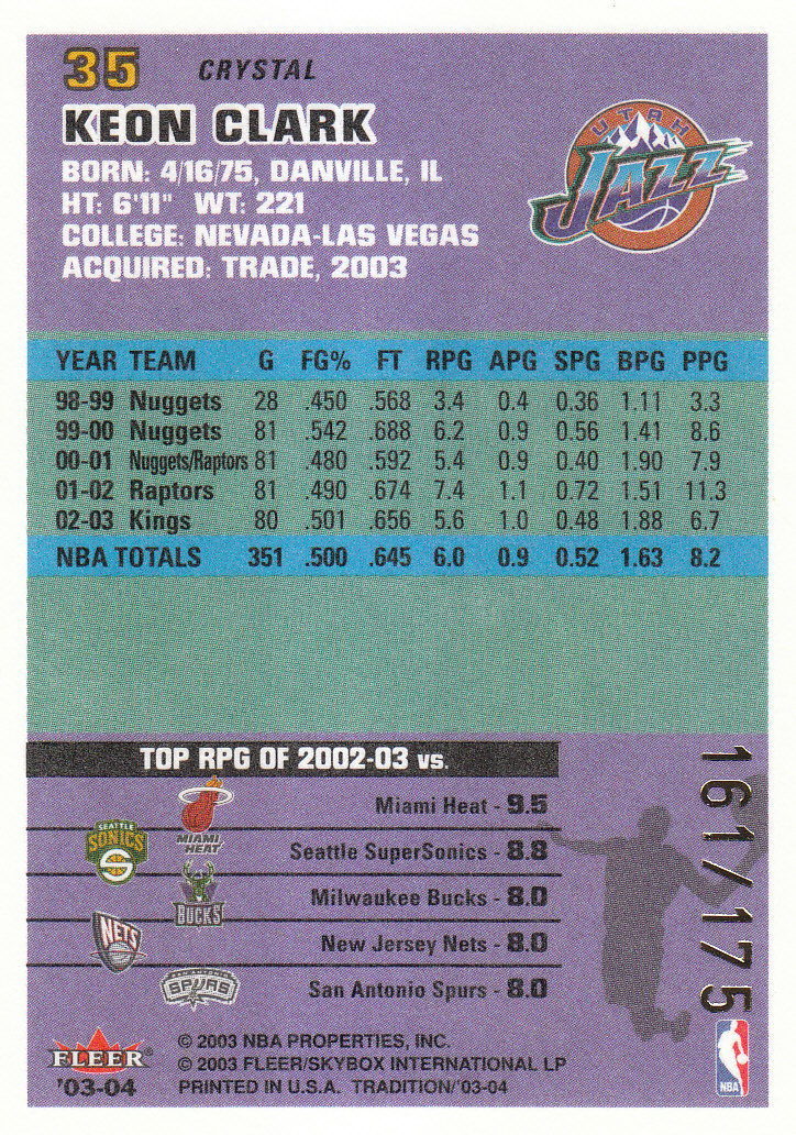 2003/2004 Fleer Tradition Basketball Part 3 Parallel and Insert Cards - Picture 19 of 220