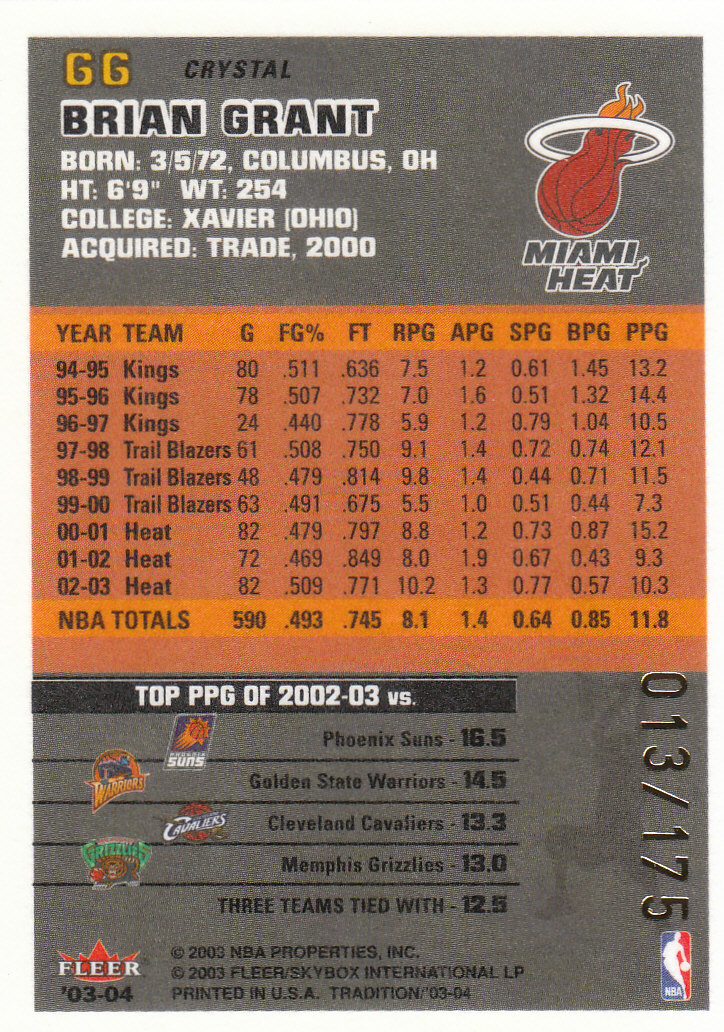 2003/2004 Fleer Tradition Basketball Part 3 Parallel and Insert Cards - Picture 31 of 220