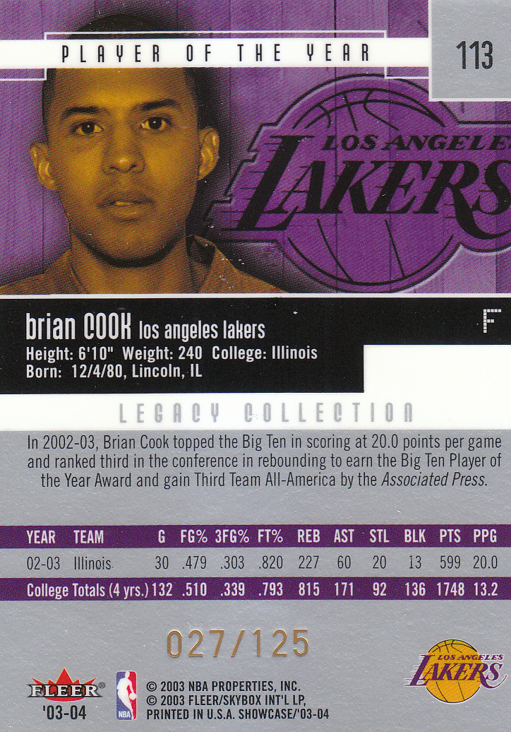 2003/2004 Showcase (Fleer) Basketball Part 2 Insert and Parallel Cards - Picture 27 of 44