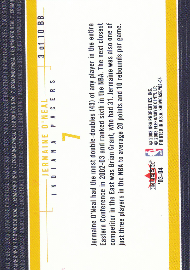 2003/2004 Showcase (Fleer) Basketball Part 2 Insert and Parallel Cards - Picture 5 of 44