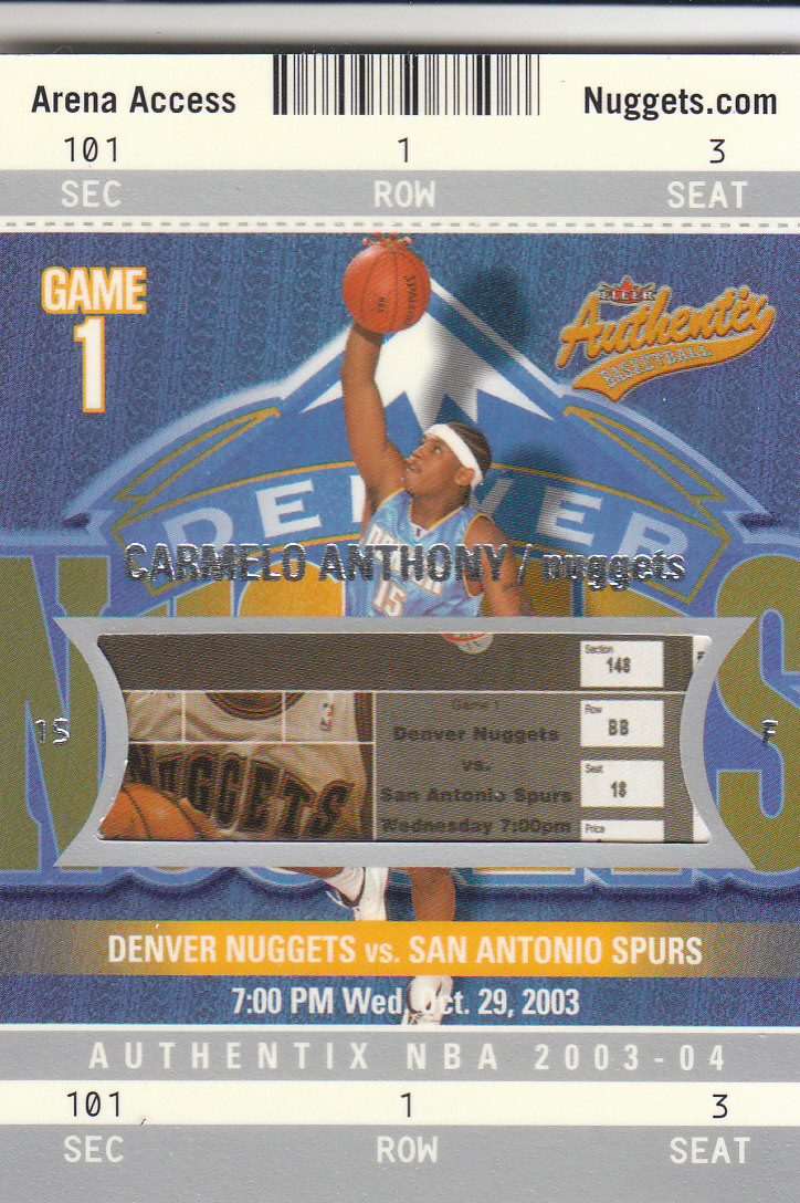2003/2004 Authentix (Fleer) Basketball - Picture 202 of 319
