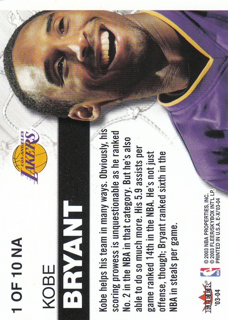 2003/2004 E-X (Fleer) Basketball - Picture 153 of 161