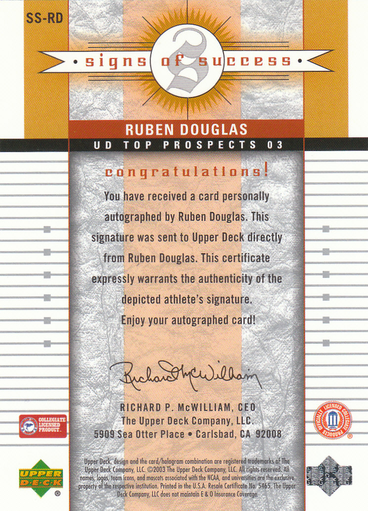 2003/2004 Top Prospects (Upper Deck) Basketball - Picture 187 of 193