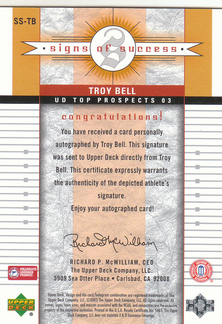 2003/2004 Top Prospects (Upper Deck) Basketball - Picture 191 of 193