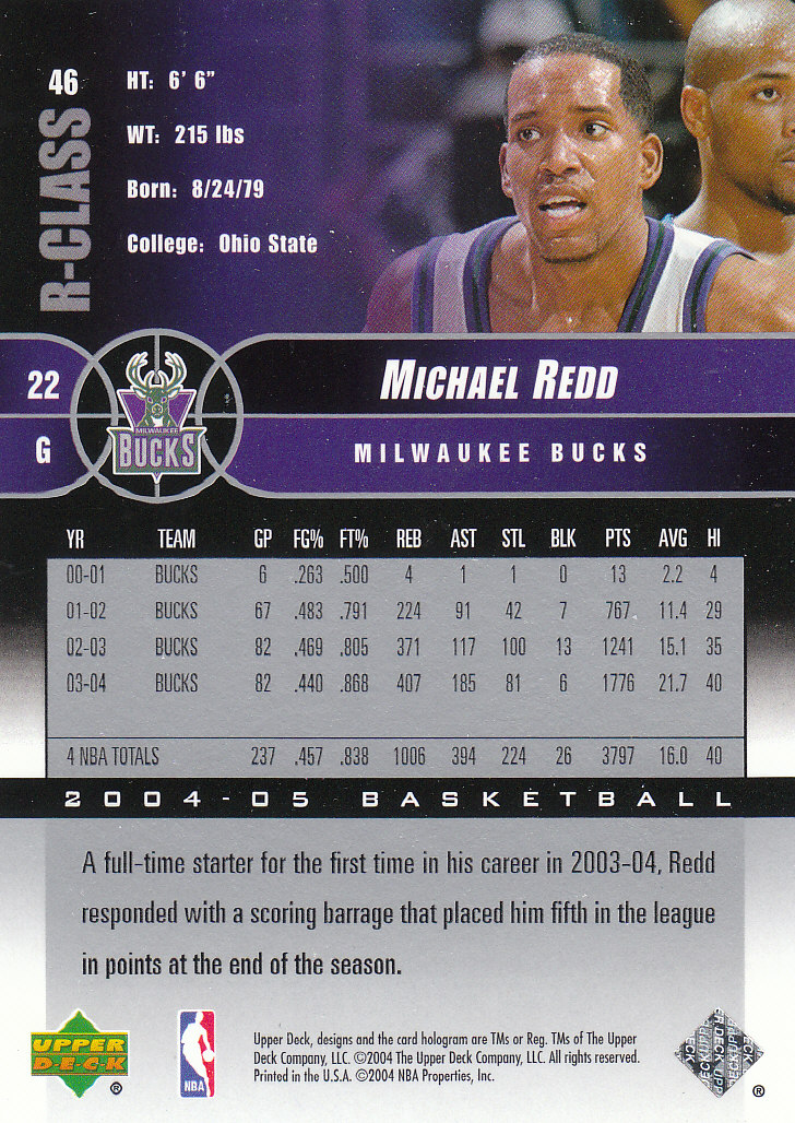 2004/2005 R-Class (Upper Deck) Basketball - Picture 75 of 215