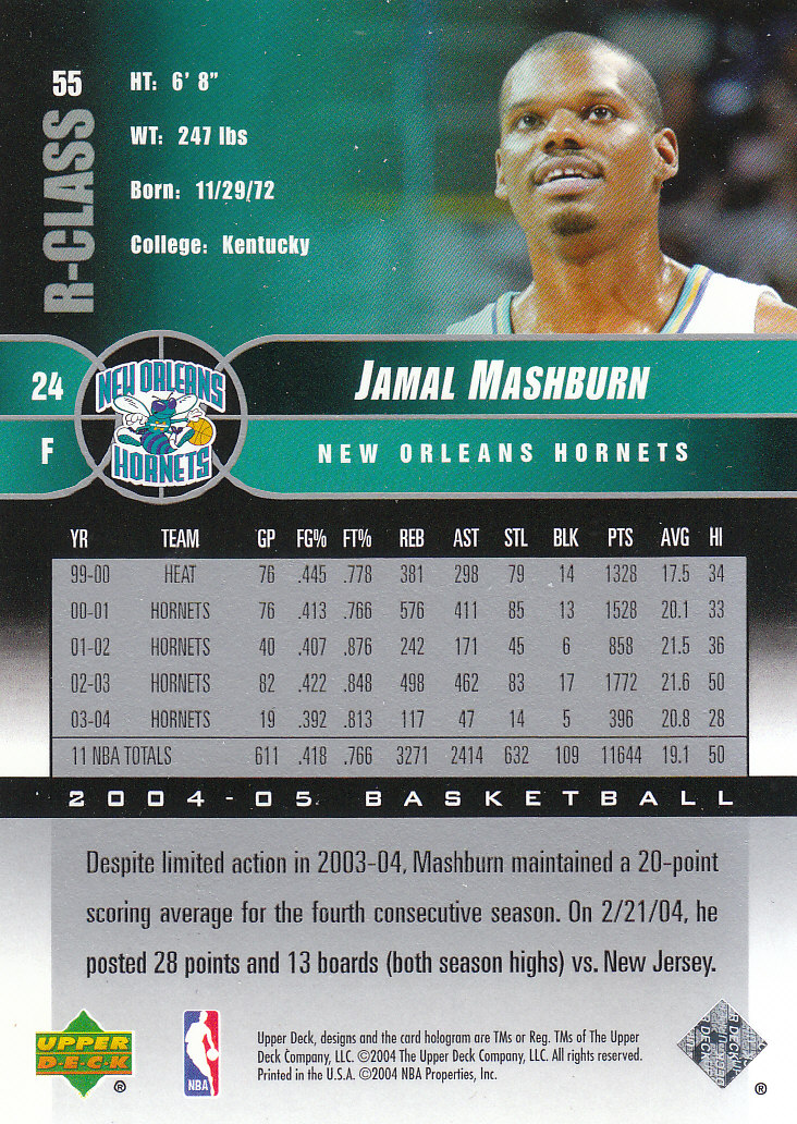 2004/2005 R-Class (Upper Deck) Basketball - Picture 89 of 215
