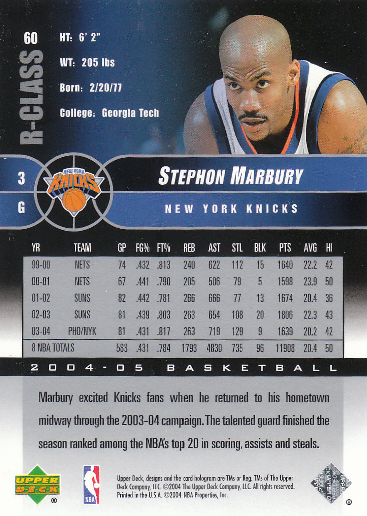 2004/2005 R-Class (Upper Deck) Basketball - Picture 95 of 215