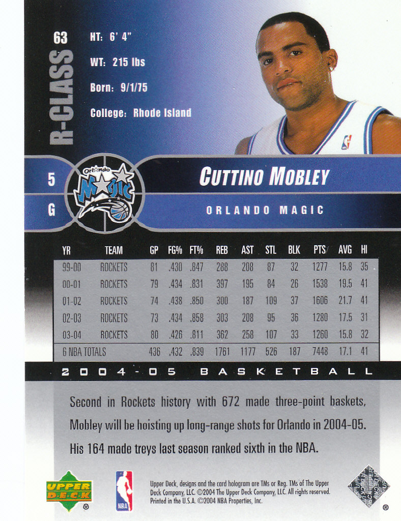 2004/2005 R-Class (Upper Deck) Basketball - Picture 101 of 215
