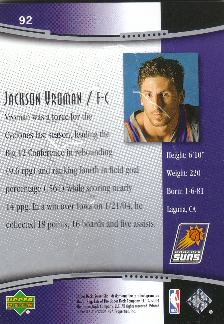 2004/2005 Sweet Shot (Upper Deck) Basketball - Picture 59 of 239