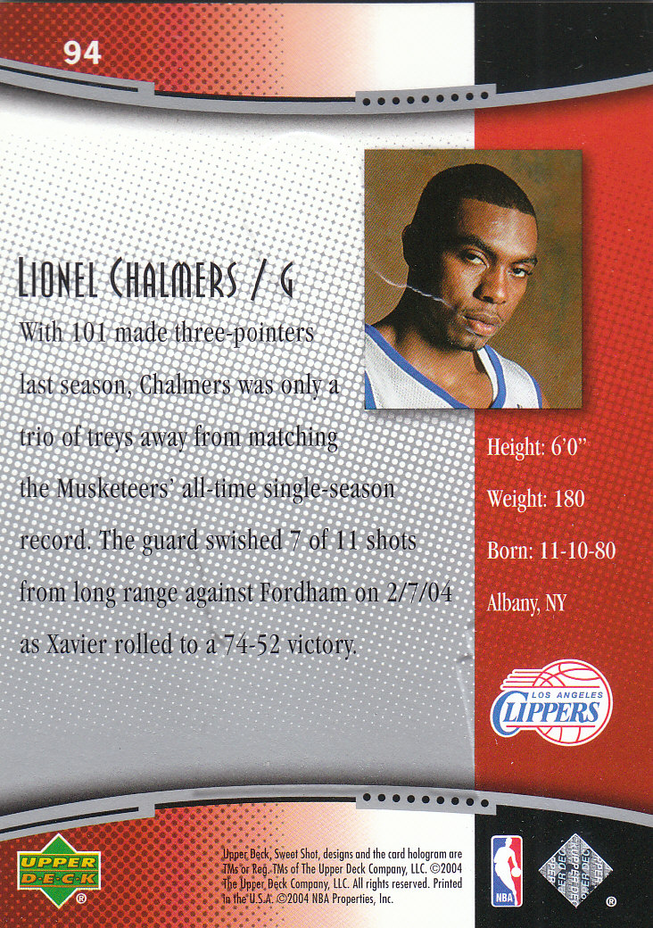 2004/2005 Sweet Shot (Upper Deck) Basketball - Picture 55 of 239