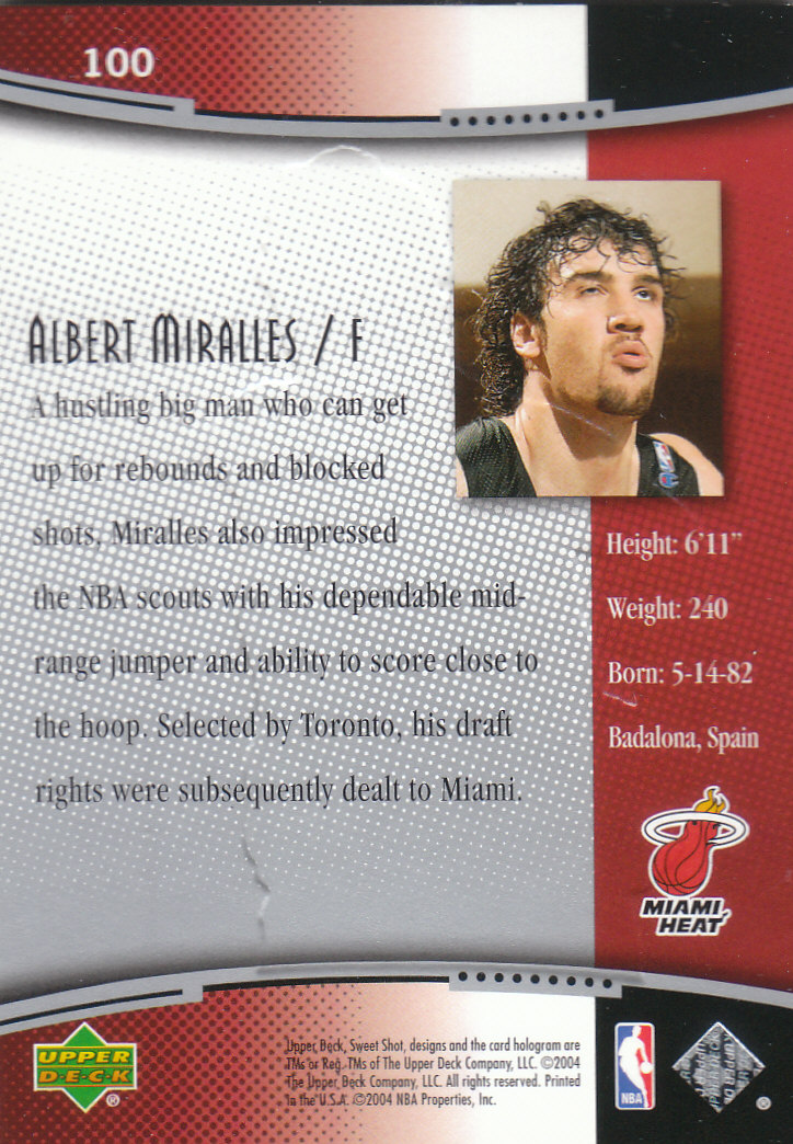 2004/2005 Sweet Shot (Upper Deck) Basketball - Picture 45 of 239
