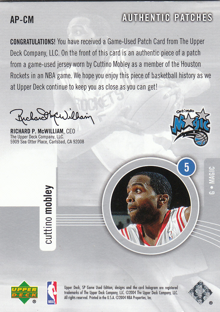 2004/2005 SP Game Used (Upper Deck) Basketball - Picture 266 of 290