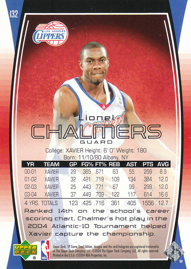 2004/2005 SP Game Used (Upper Deck) Basketball - Picture 282 of 290