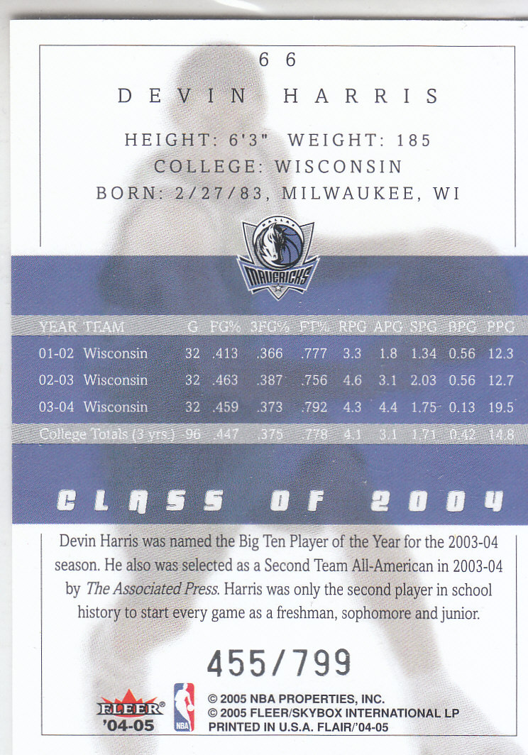 2004/2005 Flair (Fleer) Basketball Main Set Cards #1 to #88 - Picture 87 of 97