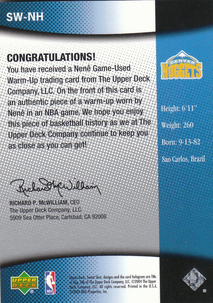 2004/2005 Sweet Shot (Upper Deck) Basketball - Picture 3 of 239