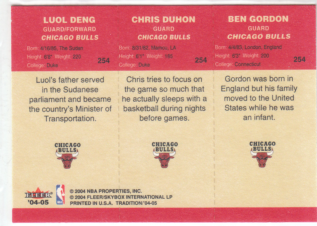 2004/2005 Tradition (Fleer) Basketball Part 1 Red Main Set Cards #1 to #268 - Picture 492 of 496