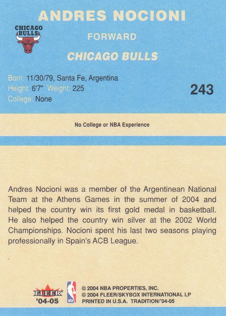 2004/2005 Tradition (Fleer) Basketball Part 2 Parallel Blue Cards #1 to #249 - Picture 353 of 357