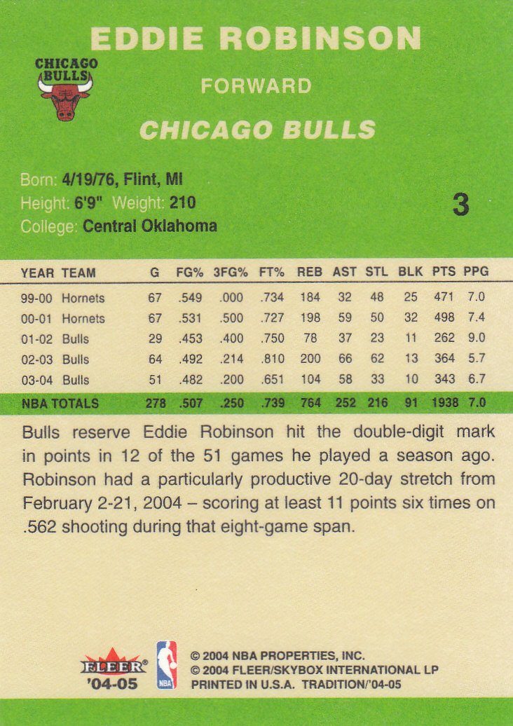 2004/2005 Tradition (Fleer) Basketball Part 3 Parallel Green Cards #3 to #265 - Picture 3 of 241