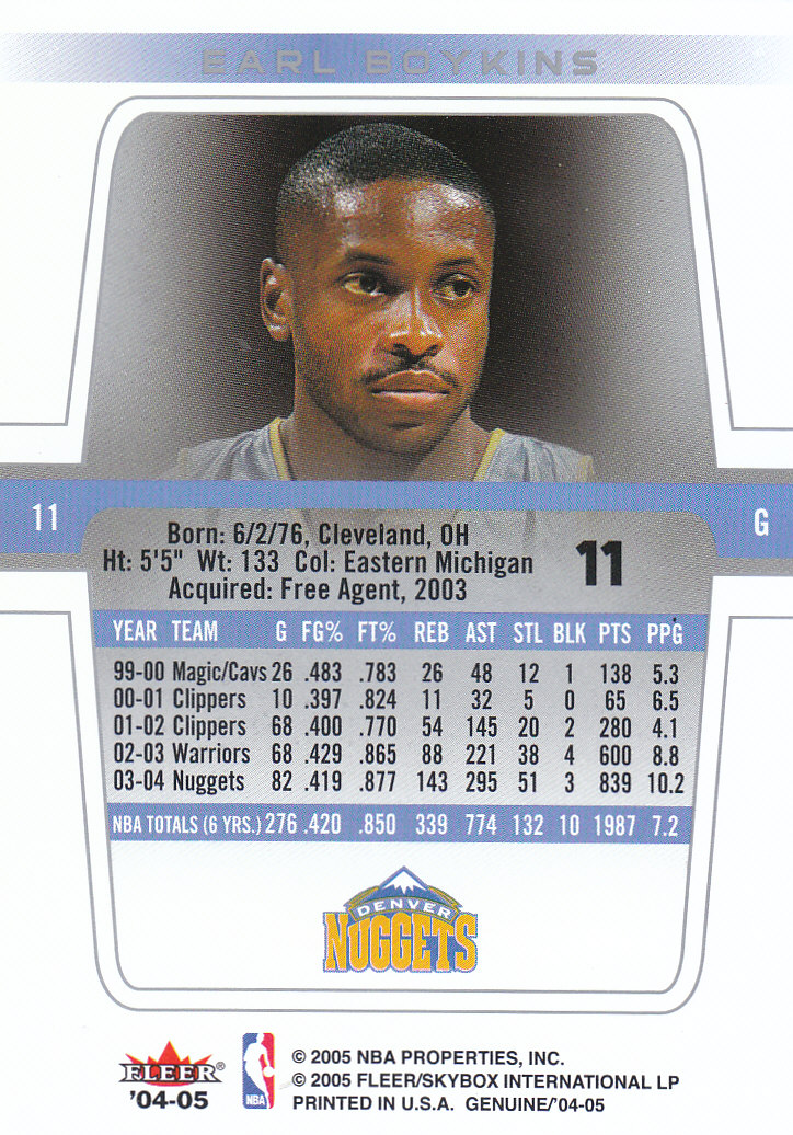 2004/2005 Genuine (Fleer) Basketball Part 1 Main Set Cards #1 to #125 - Picture 19 of 186