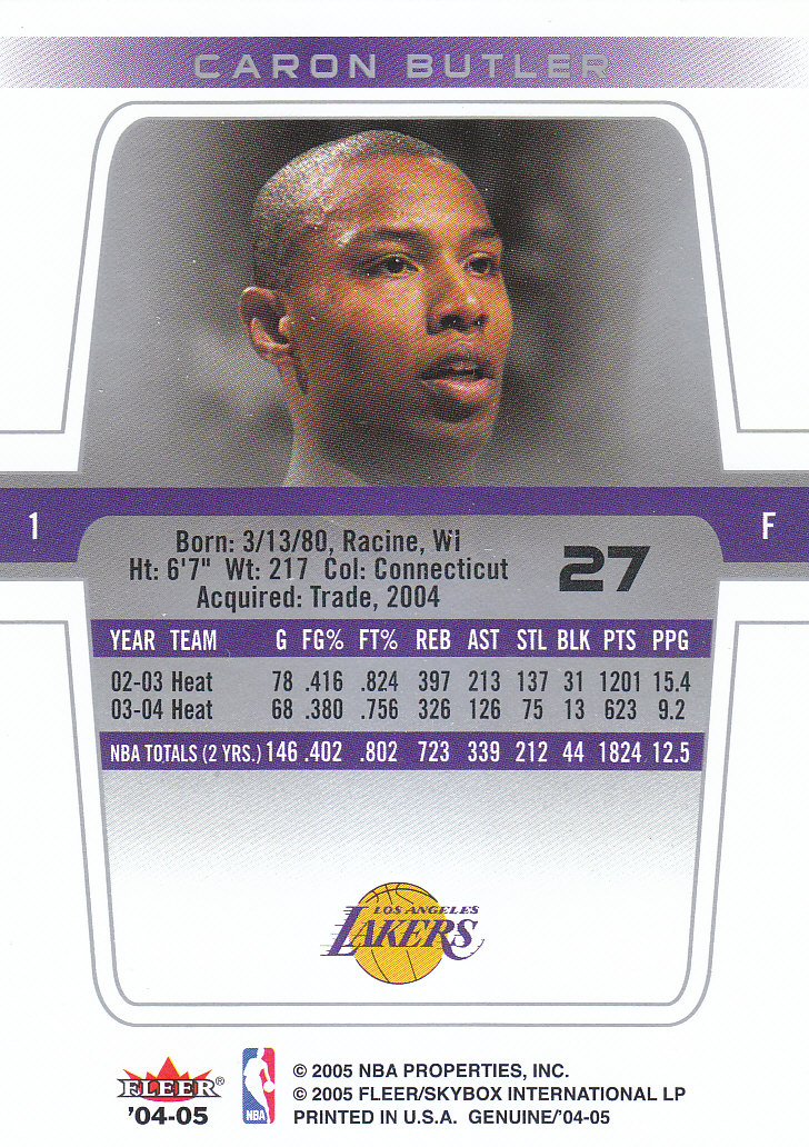 2004/2005 Genuine (Fleer) Basketball Part 1 Main Set Cards #1 to #125 - Picture 44 of 186