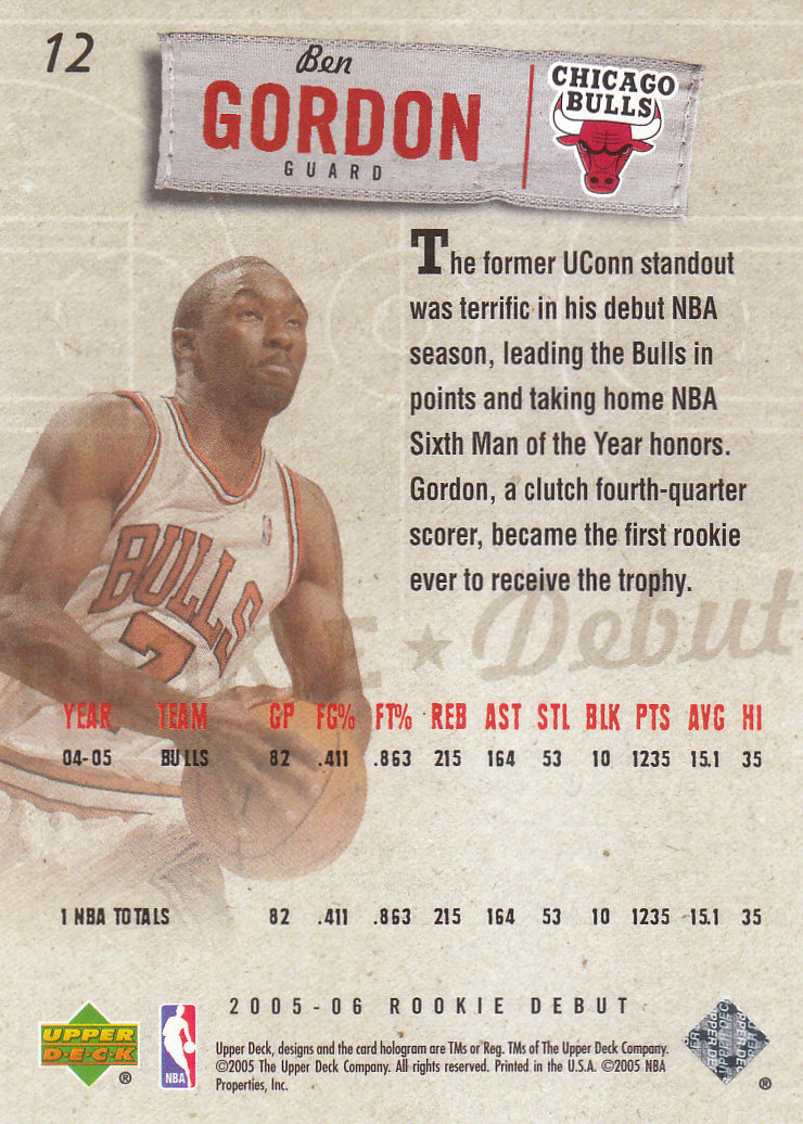 2005/2006 Rookie Debut (Upper Deck) Basketball - Picture 309 of 315