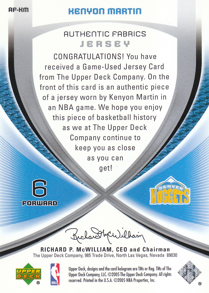 2005/2006 SP Game Used (Upper Deck) Basketball - Picture 287 of 293