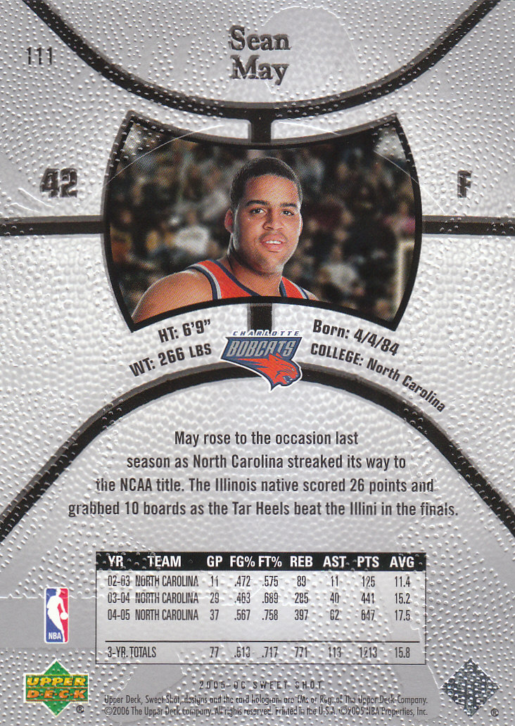 2005/2006 Sweet Shot (Upper Deck) Basketball - Picture 73 of 291