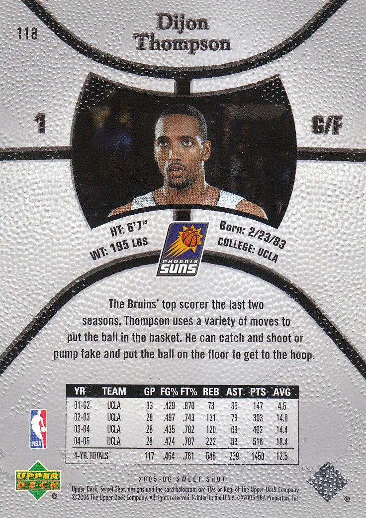 2005/2006 Sweet Shot (Upper Deck) Basketball - Picture 65 of 291