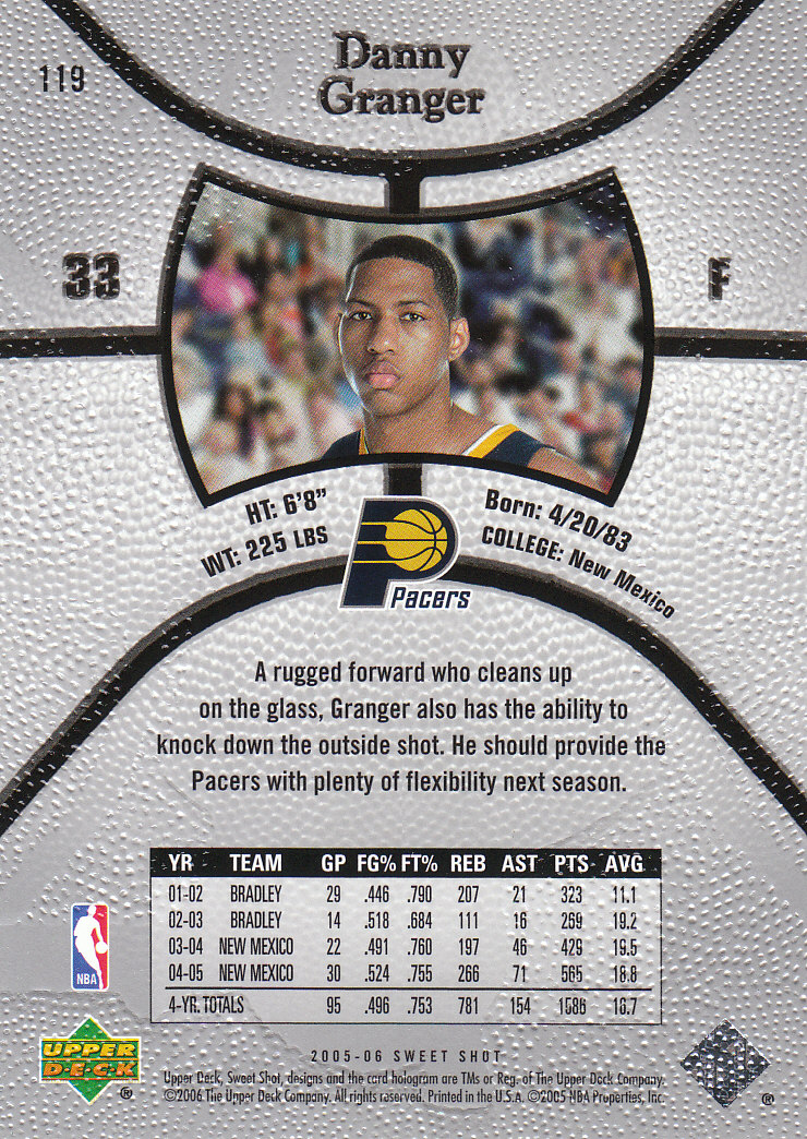 2005/2006 Sweet Shot (Upper Deck) Basketball - Picture 63 of 291