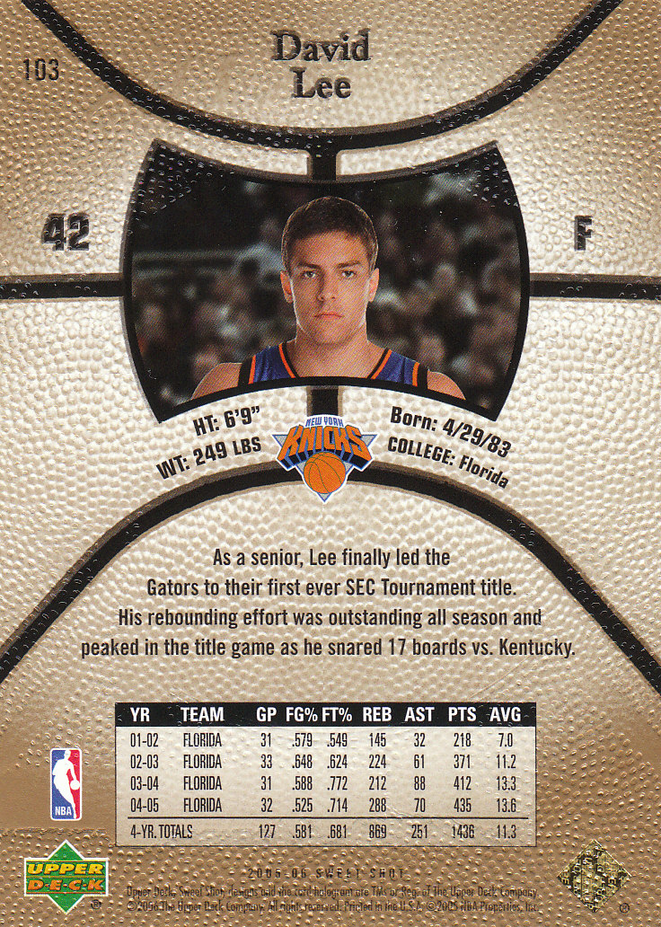 2005/2006 Sweet Shot (Upper Deck) Basketball - Picture 9 of 291