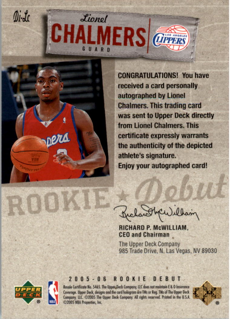 2005-06 tinta debut baloncesto debut de novato 2005-06 automática que eliges - Imagen 23 de 37