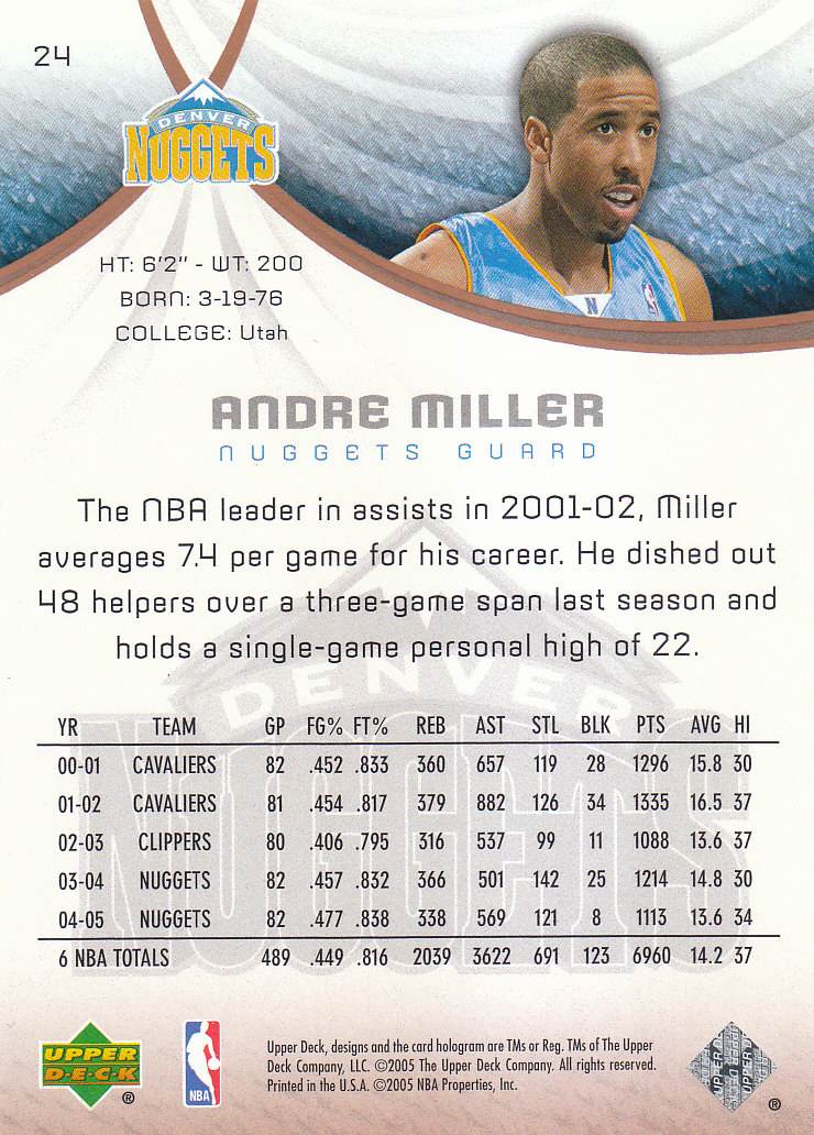 2005/2006 SP Game Used (Upper Deck) Basketball - Picture 267 of 293
