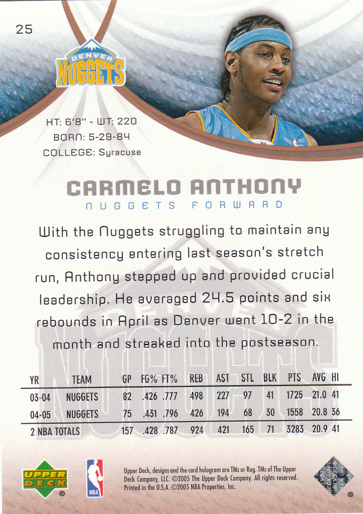 2005/2006 SP Game Used (Upper Deck) Basketball - Picture 269 of 293