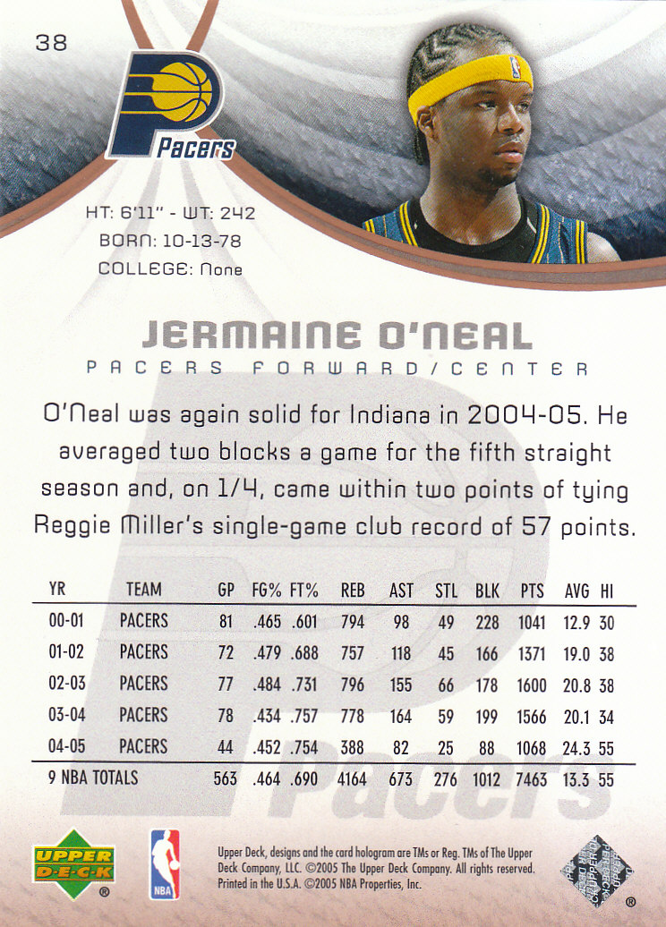 2005/2006 SP Game Used (Upper Deck) Basketball - Picture 271 of 293