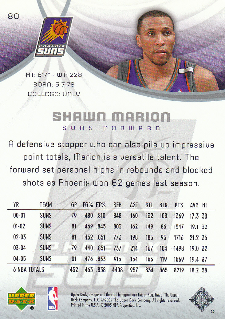 2005/2006 SP Game Used (Upper Deck) Basketball - Picture 285 of 293