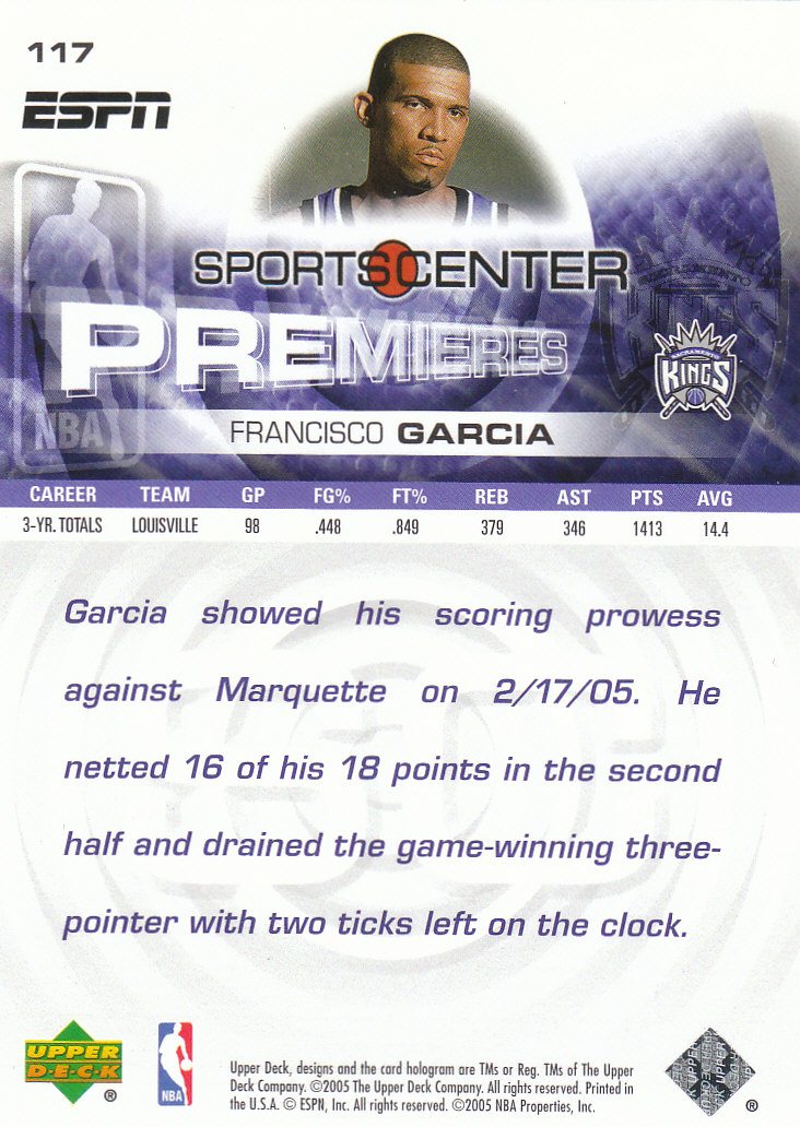 2005/2006 ESPN (Upper Deck) Basketball - Picture 97 of 284