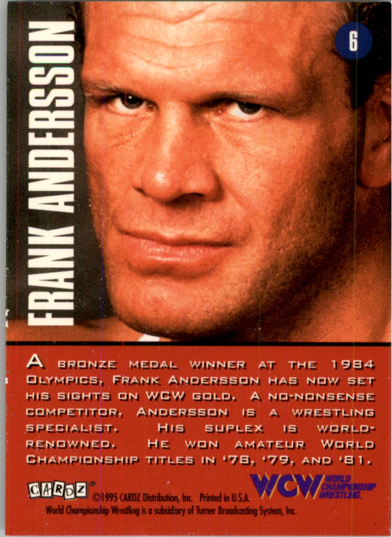 1995 CARDZ WCW Main Event Wrestling Card Pick - Picture 13 of 163