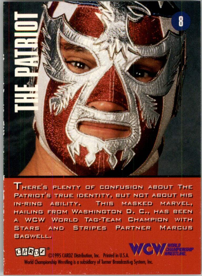 1995 CARDZ WCW Main Event Wrestling Card Pick - Picture 17 of 163