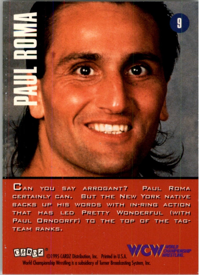 1995 CARDZ WCW Main Event Wrestling Card Pick - Picture 19 of 163