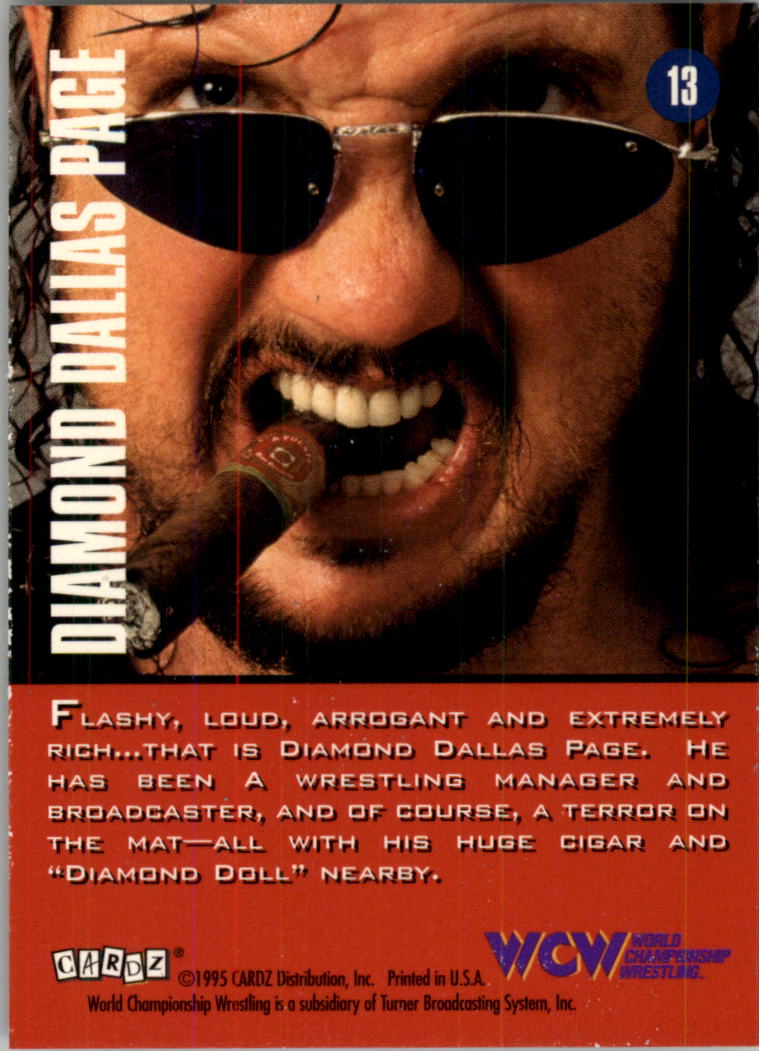 1995 CARDZ WCW Main Event Wrestling Card Pick - Picture 25 of 163