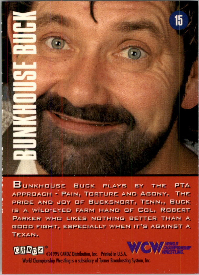 1995 CARDZ WCW Main Event Wrestling Card Pick - Picture 27 of 163