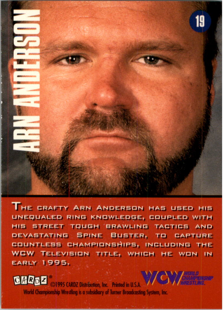 1995 CARDZ WCW Main Event Wrestling Card Pick - Picture 33 of 163