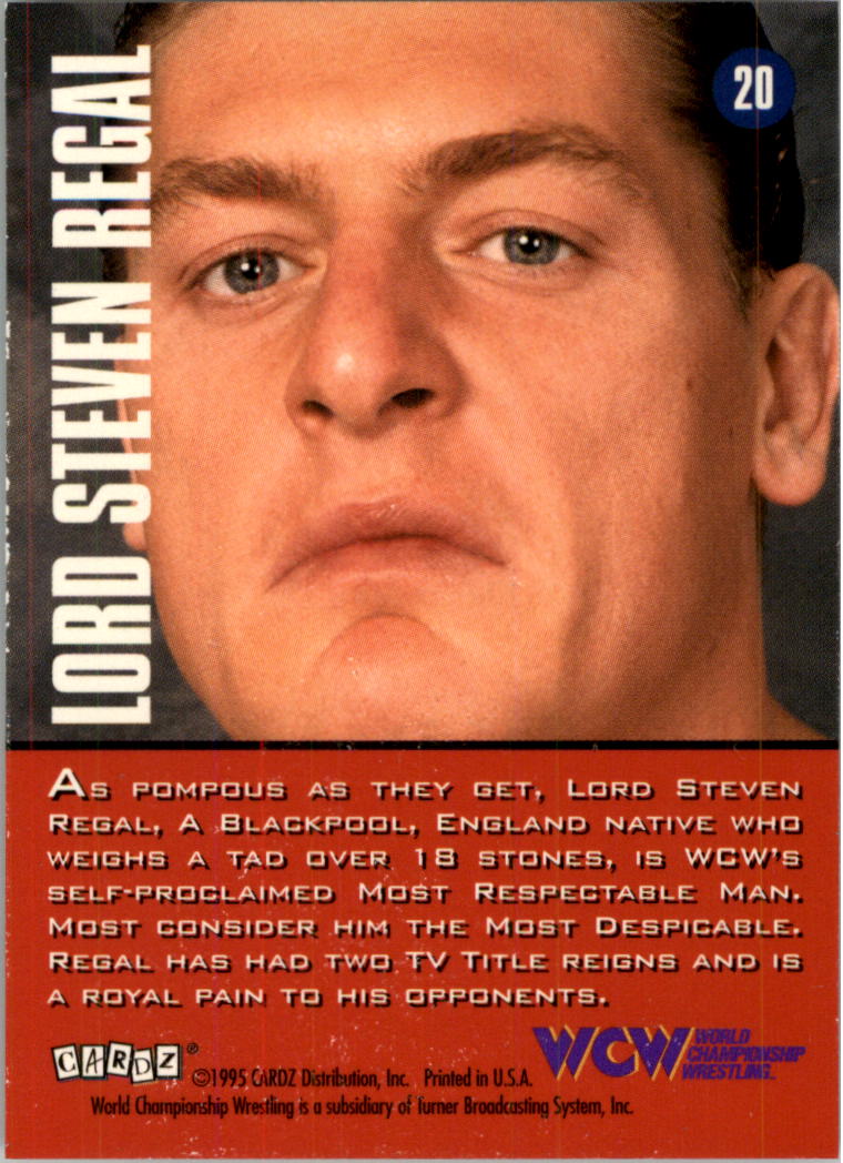 1995 CARDZ WCW Main Event Wrestling Card Pick - Picture 35 of 163