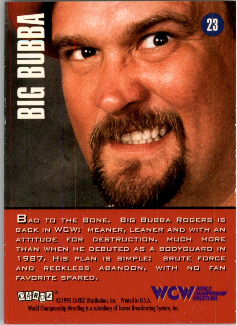 1995 CARDZ WCW Main Event Wrestling Card Pick - Picture 41 of 163