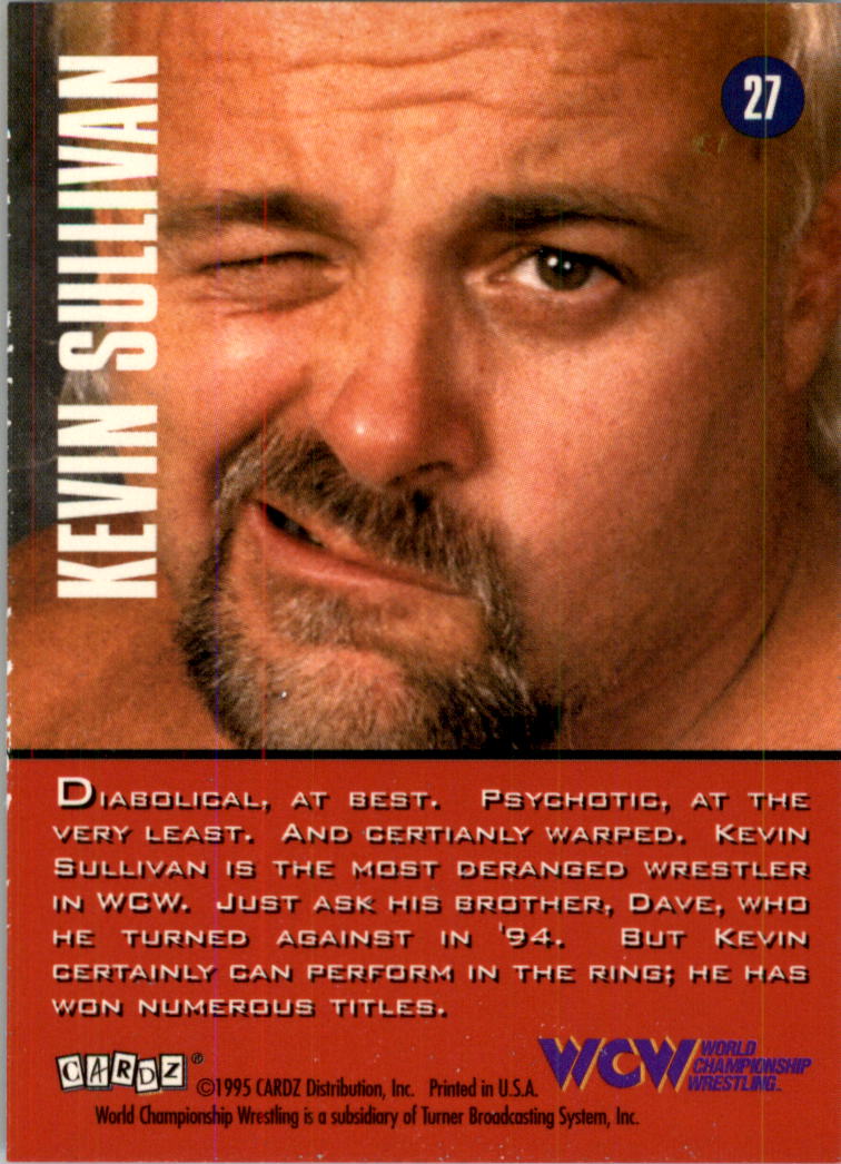 1995 CARDZ WCW Main Event Wrestling Card Pick - Picture 47 of 163